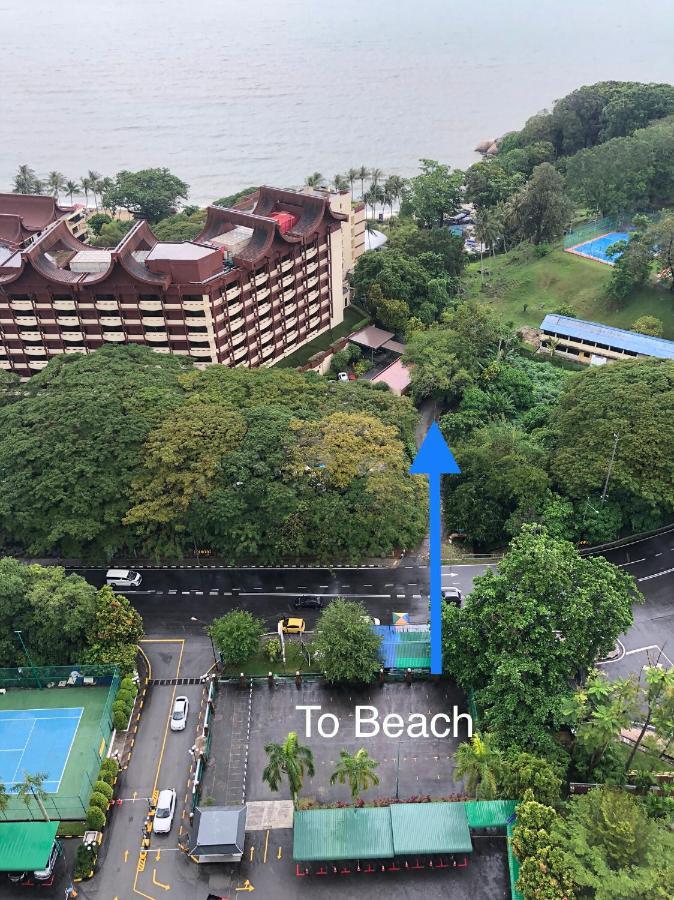 Beach Resort 7 Home Stay Sri Sayang Apartment Batu Ferringhi 3Bedroom Extérieur photo